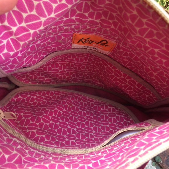 Fossil Key-Per Crossbody Bag Pink - Picture 4 of 4
